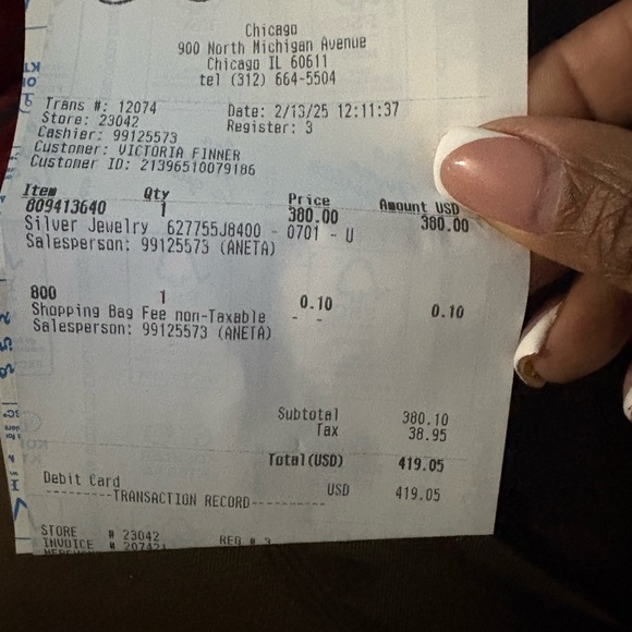 Gucci Silver and Black Twisted Rope Earrings - Picture 3 of 4